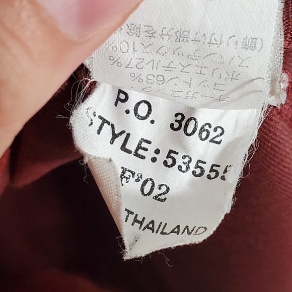 Patagonia Men V Neck Long Sleeve Shirt Size Small Orange Pullover Hiking‎ READ - Picture 8 of 13